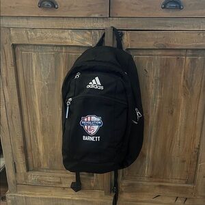 Adidas Black Backpack with Revolution Emblem